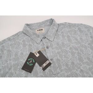 NEW Linksoul Polo Shirt Mens XXL Pineapple Floral LS1374‎ Performance Golf 2XL